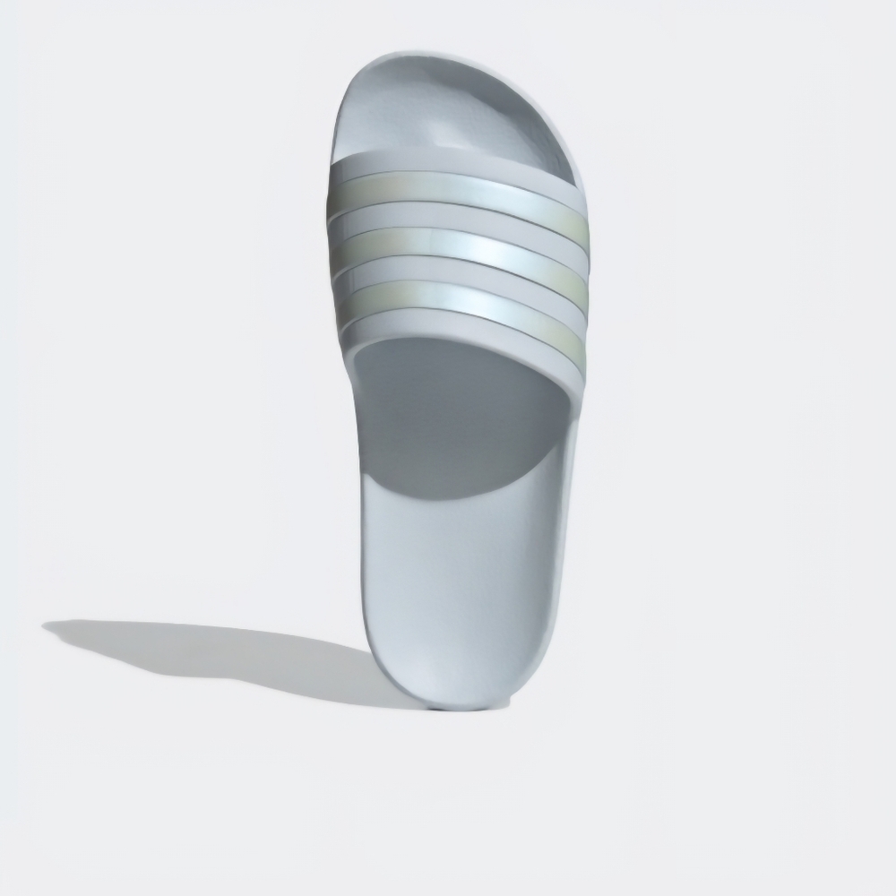 Adidas Light Gray Slide Sandals